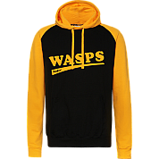 Romford Wasps - Felpa con cappuccio a contrasto