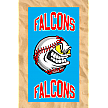 Asciugamano da spiaggia Club All-Over: Baseball arrabbiato