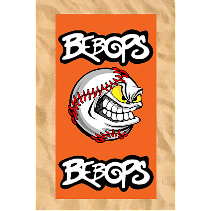 Asciugamano da spiaggia Club All-Over: Baseball arrabbiato