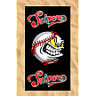 Asciugamano da spiaggia Club All-Over: Baseball arrabbiato