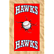 Asciugamano da spiaggia Club All-Over: Baseball incrinato