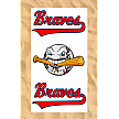 Club All-Over Beach Towel: Cracked Bat