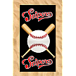 Club All-Over Badlaken: Crossed Bats