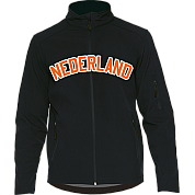 Nederland Softshell Jacket: Zwart