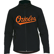 Orioles Softshell Jacket: Black
