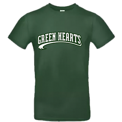 Felpa con cappuccio Green Hearts Grigio