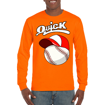Club T-Shirt, Long Sleeve: Baseball+Cap