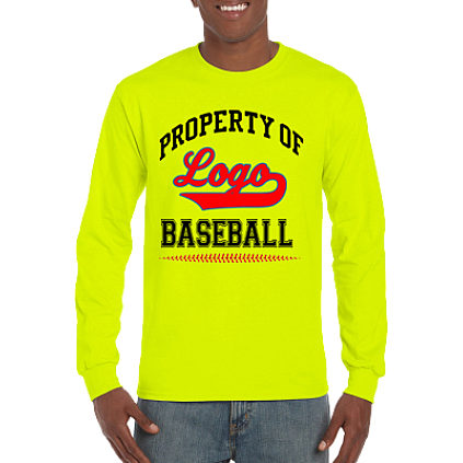 Club T-Shirt, Lange Mouw: Property of