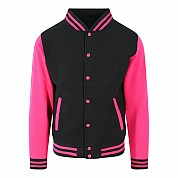 Varsity Jacket Black/Pink