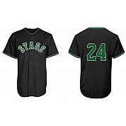 Ashbourne Stags Jersey Flatback Mesh: Black