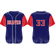 Maglia Berlin Braves, senza maniche: Maglia Flatback