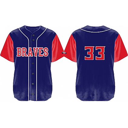 Maglia Berlin Braves, senza maniche: Maglia Flatback