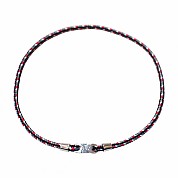 Collana in titanio Brett , Rosso