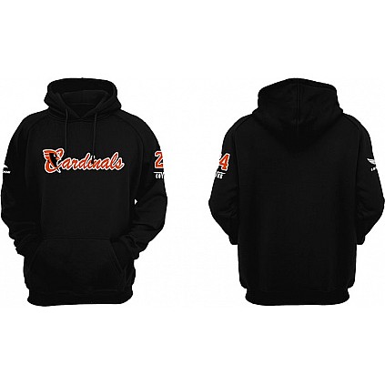 Felpa con cappuccio Cardinals Oss: Nero