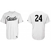 Caribe Jersey: White Flatback Mesh