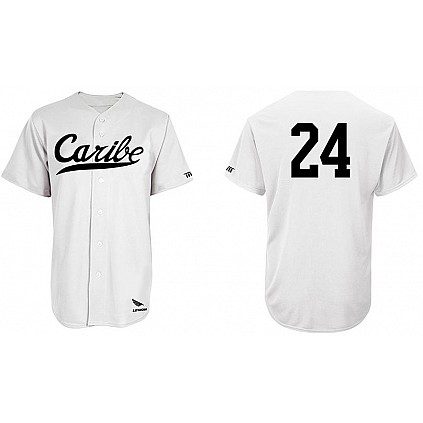 Caribe Jersey: White Flatback Mesh
