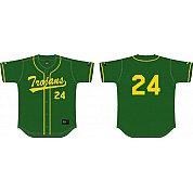 Liverpool Trojans Shirt, Donkergroen: Flatback Mesh