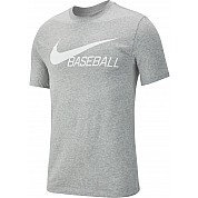 Maglietta Nike BB Swoosh Grigio