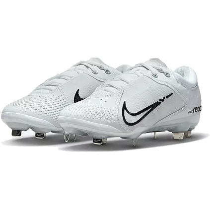 Nike Hyperdiamond 4 Elite Metal, Women: White/Black