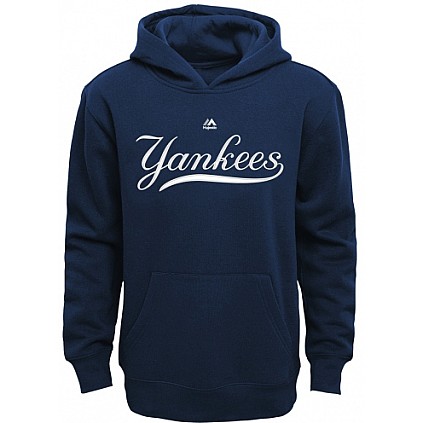 Felpa con cappuccio con marchio degli Yankees, Gioventù: 4-7