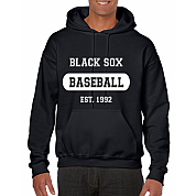 Felpa con cappuccio Stade Blacksox: Nero
