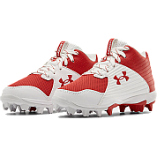Underarmour Leadoff Mid 3023448-600: White/Red