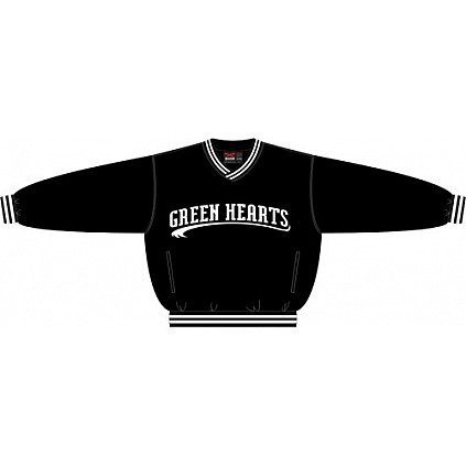 Giacca pullover PolyMicro Green Hearts