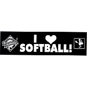 Adesivo: I Love Softball