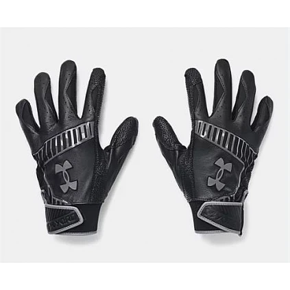 Under Armour Yard 9 Batting Gloves, Black