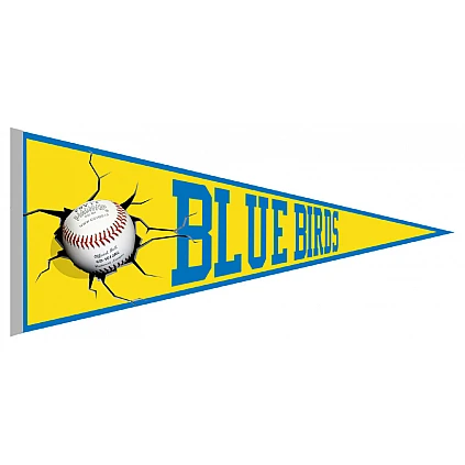 Pennant blu degli uccelli