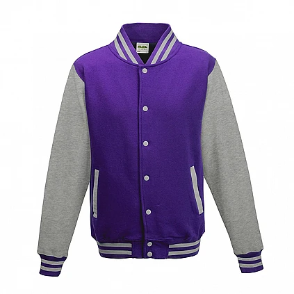 Varsity Jack Purple/Heather Grey