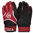 Guanti da battuta Louisville Slugger Omaha, rosso