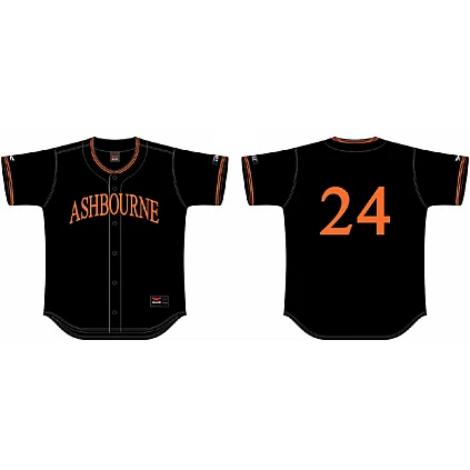 Maglia Ashbourne Giants Maglia Flatback: Nero