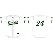 Lübeck Lizards Jersey, White: Flatback Mesh