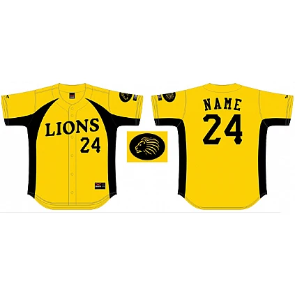 Wyck Lions Shirt: Flatback Mesh