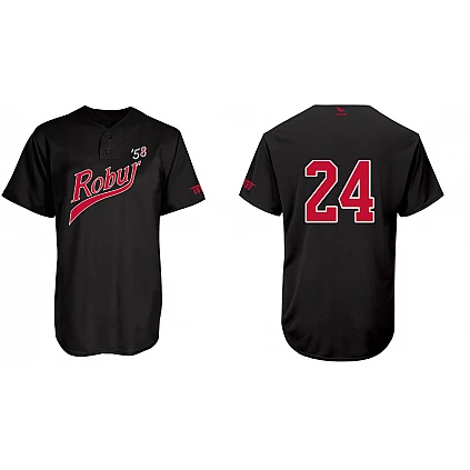 Maglia Robur 58, 2 Knoopjes Nero: Maglia Flatback