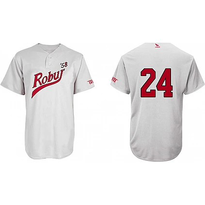 Maglia Robur 58, 2 Knoopjes Bianco: Maglia Flatback
