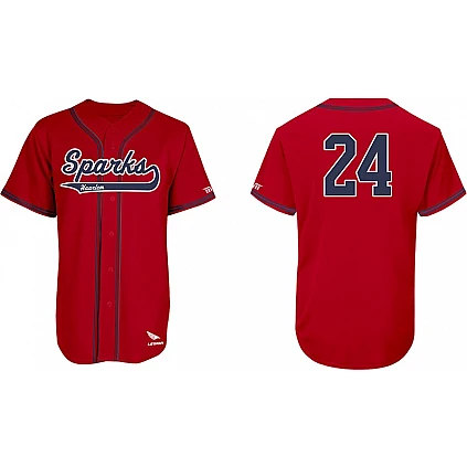 Maglia Sparks Baseball Rosso