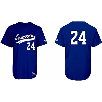 Terrasvogels Softball Jersey, 2 Buttons: Flatback Mesh