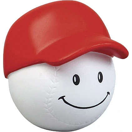 Stressball, baseball with cap