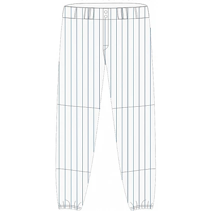 Covee PN Broek Nylon Wit/Royal