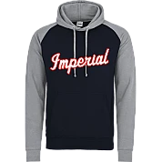 Imperial London - Felpa con cappuccio a contrasto