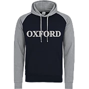 Felpa con cappuccio Oxford a contrasto