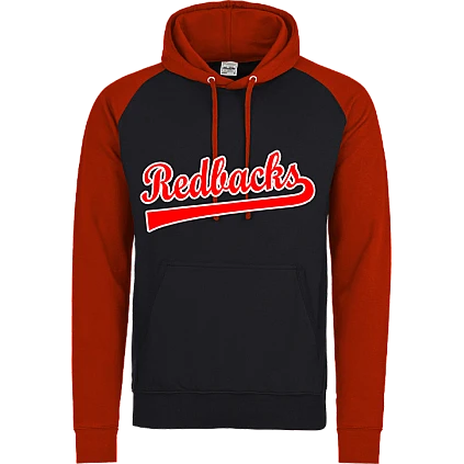 Felpa con cappuccio a contrasto Essex Redbacks