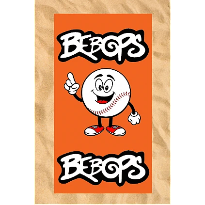 Asciugamano da spiaggia Club All-Over: Happy Baseball