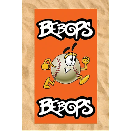 Asciugamano da spiaggia Club All-Over: Mr. Baseball Run