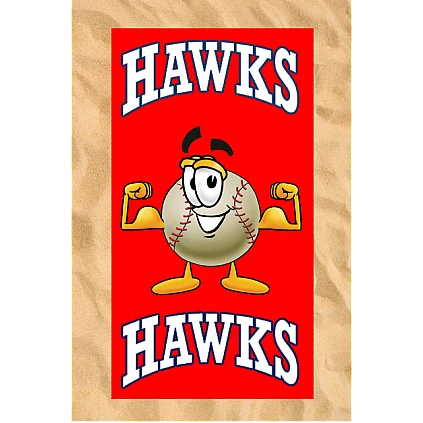 Club All-Over Beach Towel: Mr. Baseball Muscle