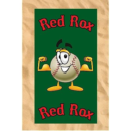 Club All-Over Beach Towel: Mr. Baseball Muscle