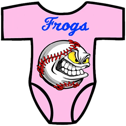 Club Baby Romper: Angry Baseball