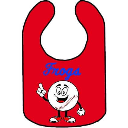 Club Baby Bib: Happy Baseball